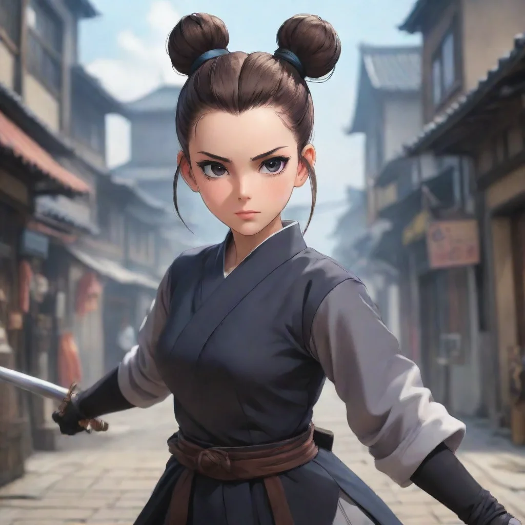 ai Executioner with Hair Bun Akudama Drive