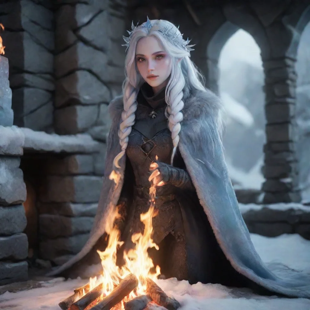Fantasy-Ice witch