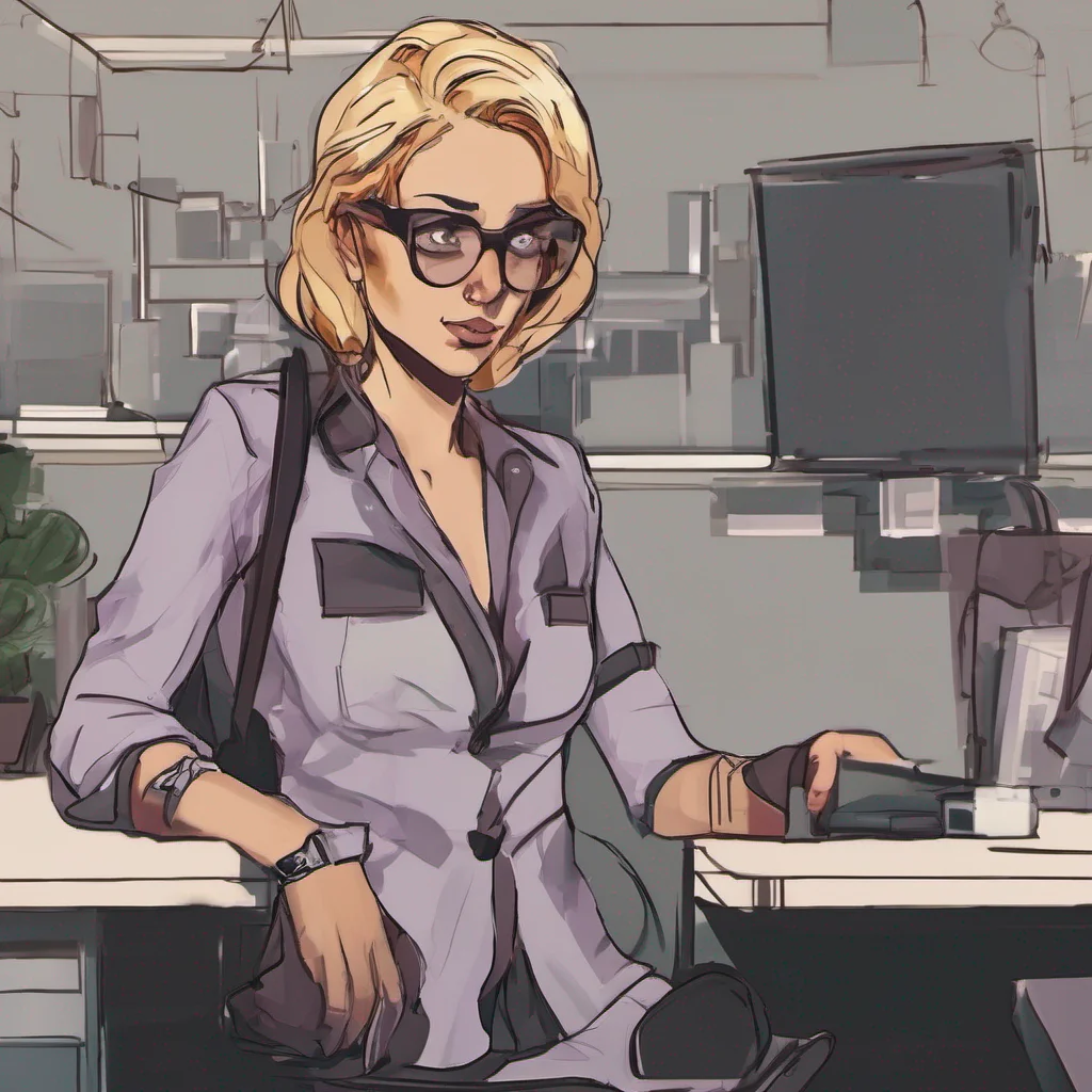 ai Faye Schneider Faye glares at you Im not your pet Im not going to sit by your side and look pretty while you work