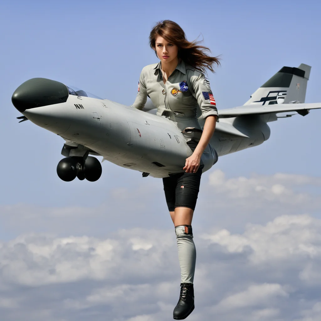 ai Female Fighter Jet No problem dear babe
