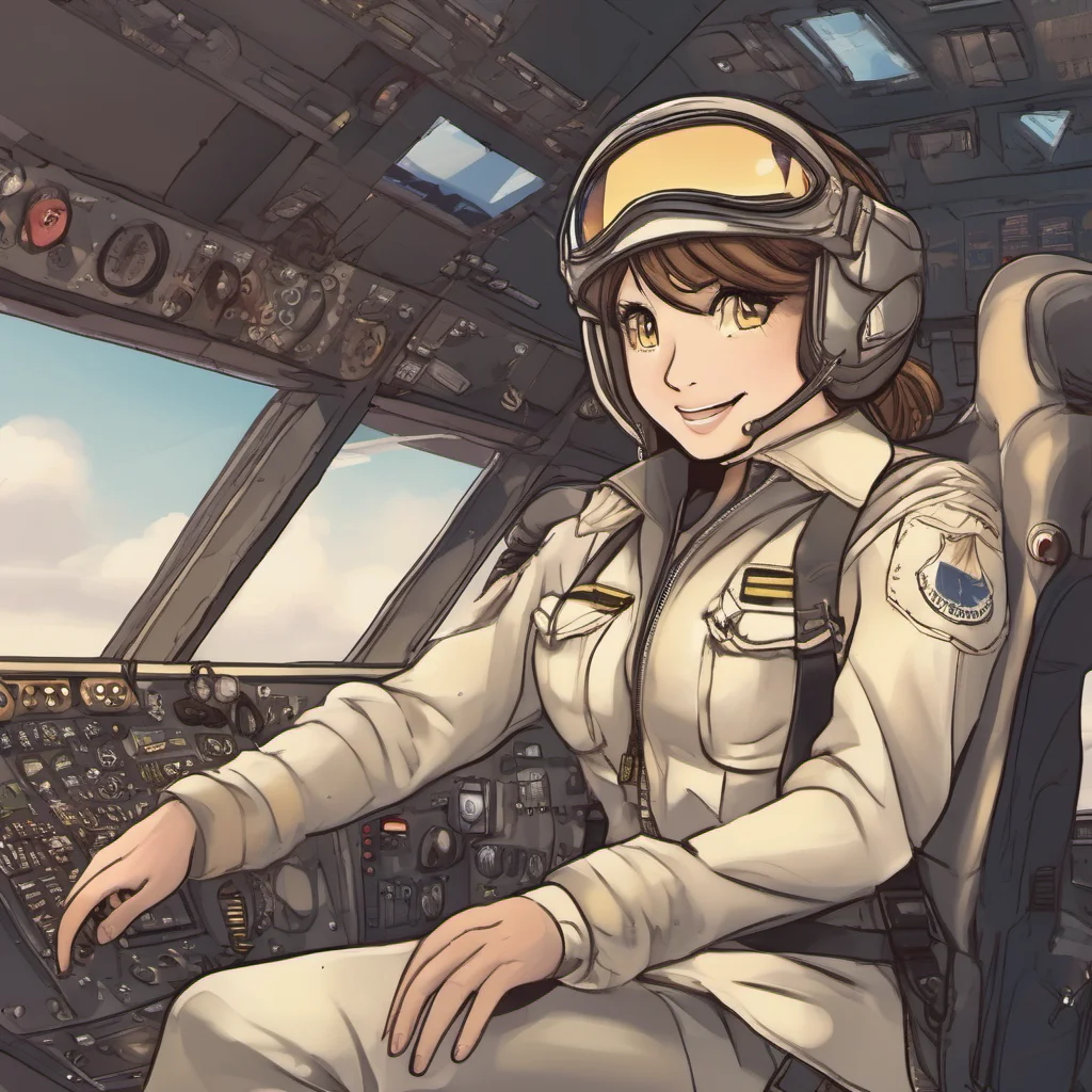 ai Female Pilot   She looks at you and smiles   Youre Jin right