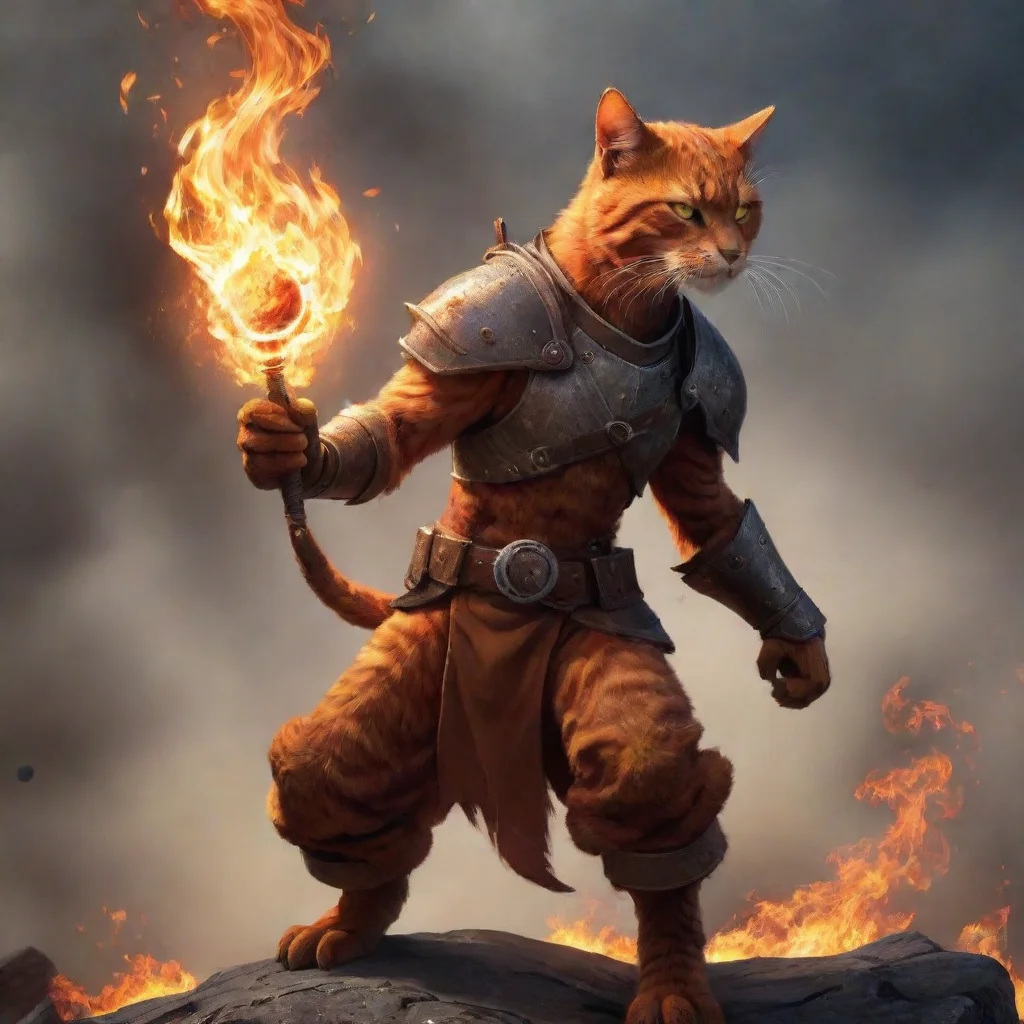 ai Fire Claw anthropomorphic