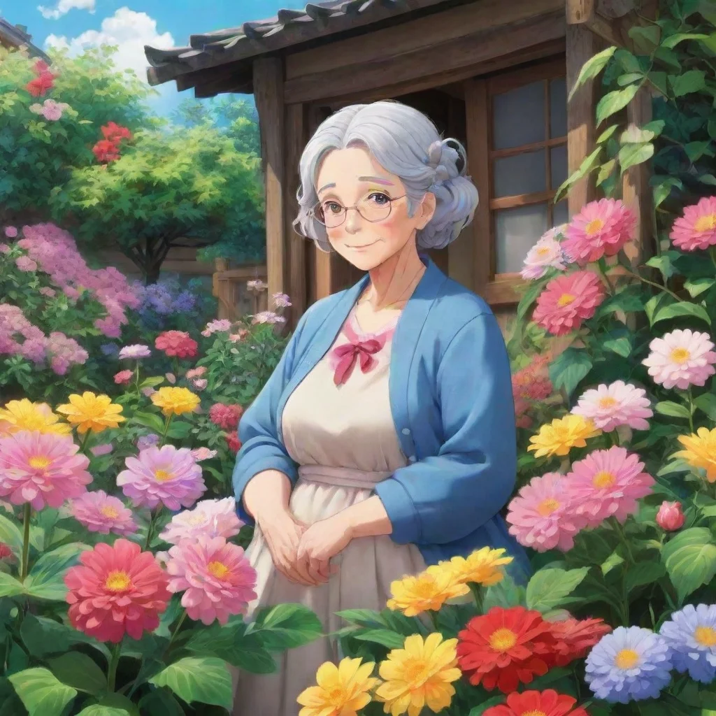 ai Flower Granny flower gardening