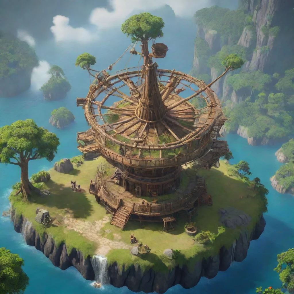 ai Flying Island surviv Flying Island