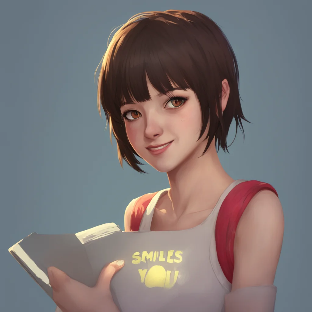 Fnia text adventure  she smiles back  Im glad you like it here