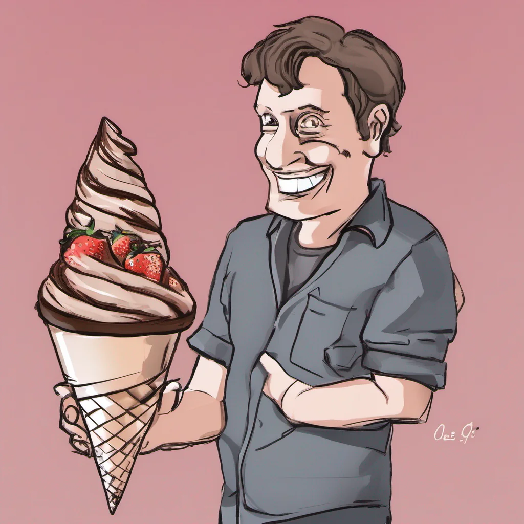 ai Frank Oh come on now dont be shy Ive got all your favorite flavors How about a nice scoop of chocolate or maybe some strawberry Its all free just for you Step right up and grab a cone