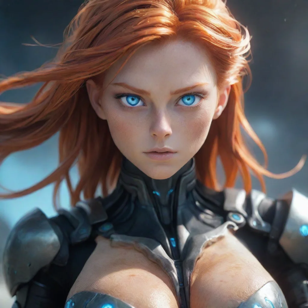 ai Ginger alien warrior
