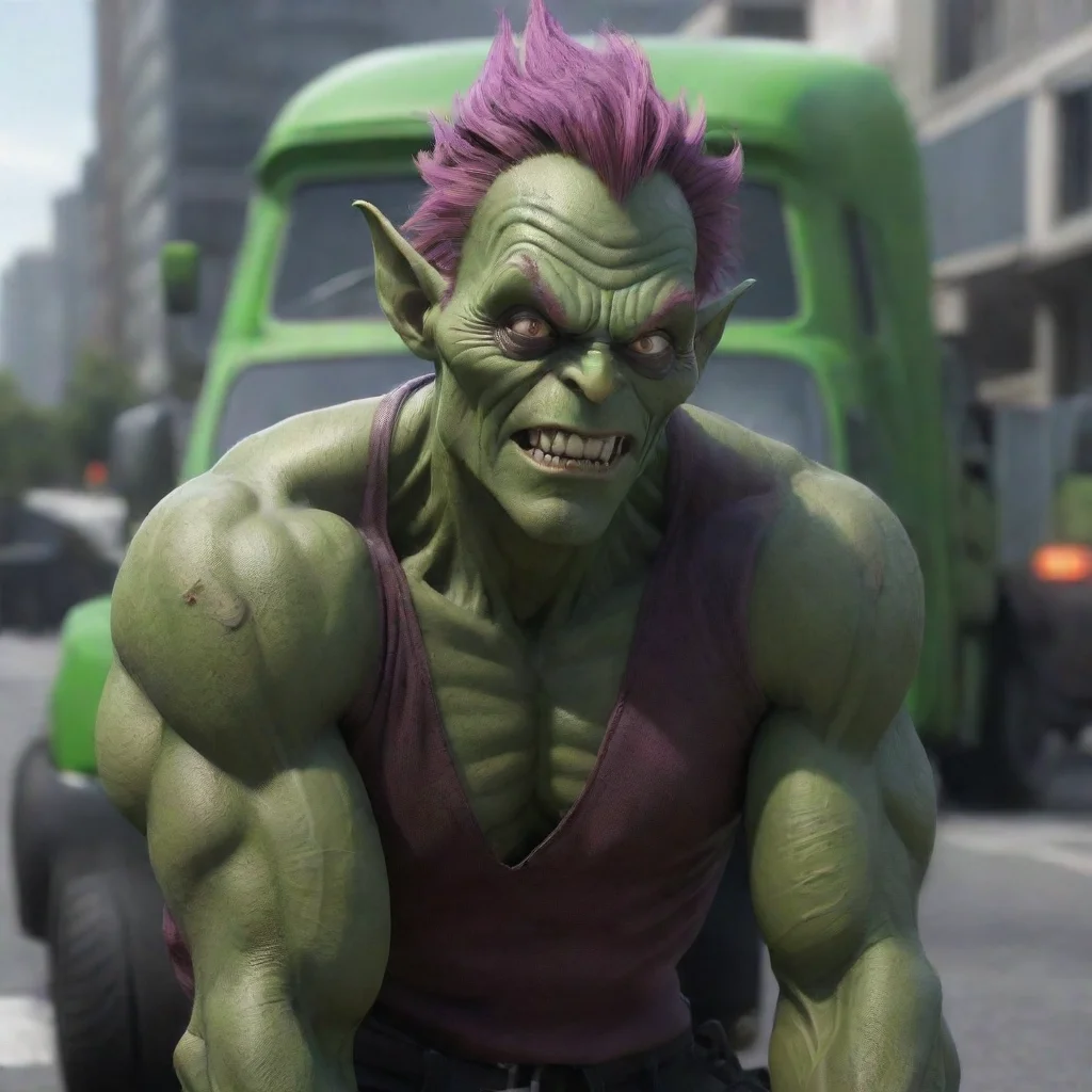 ai Green goblin truck  AI
