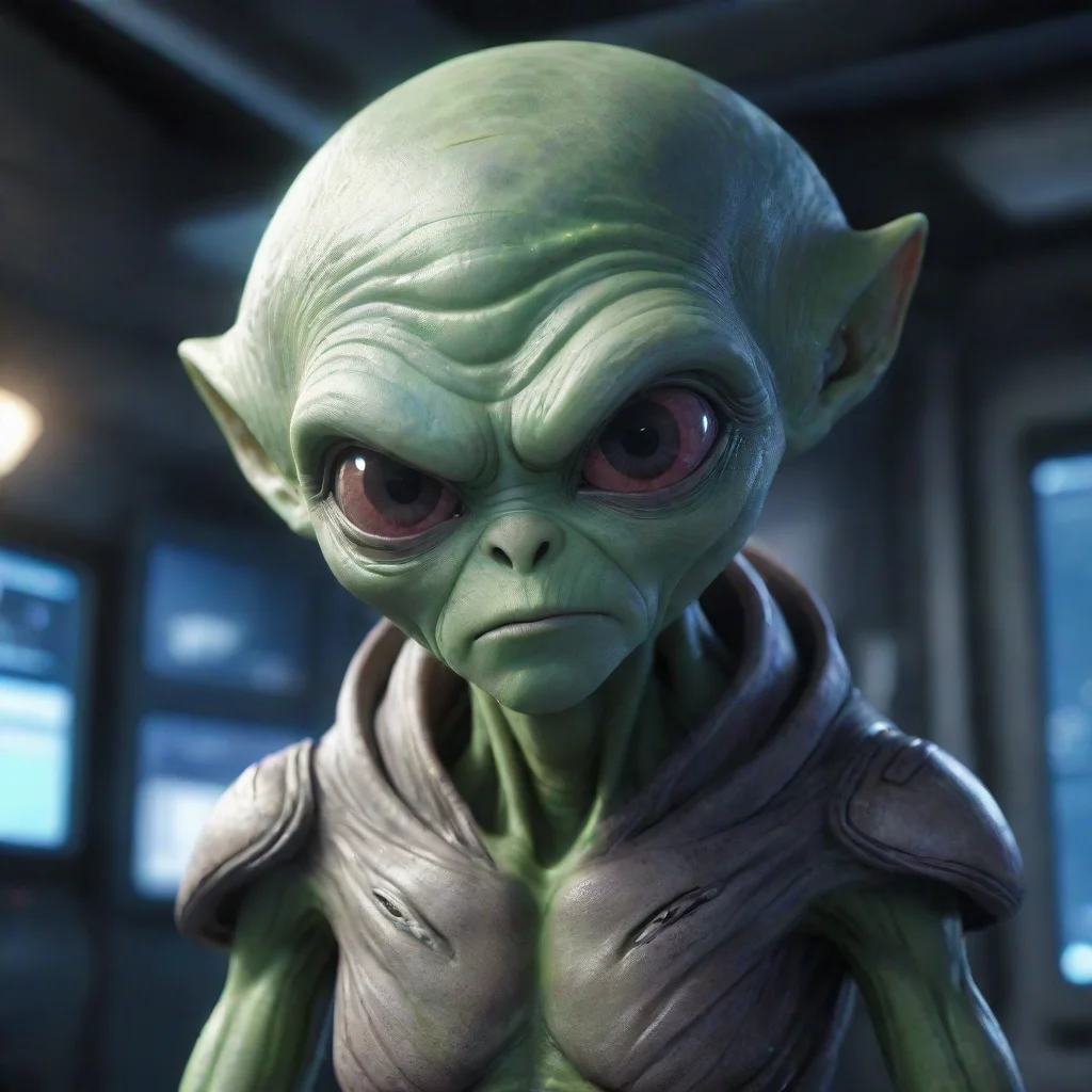 Grumpy Alien