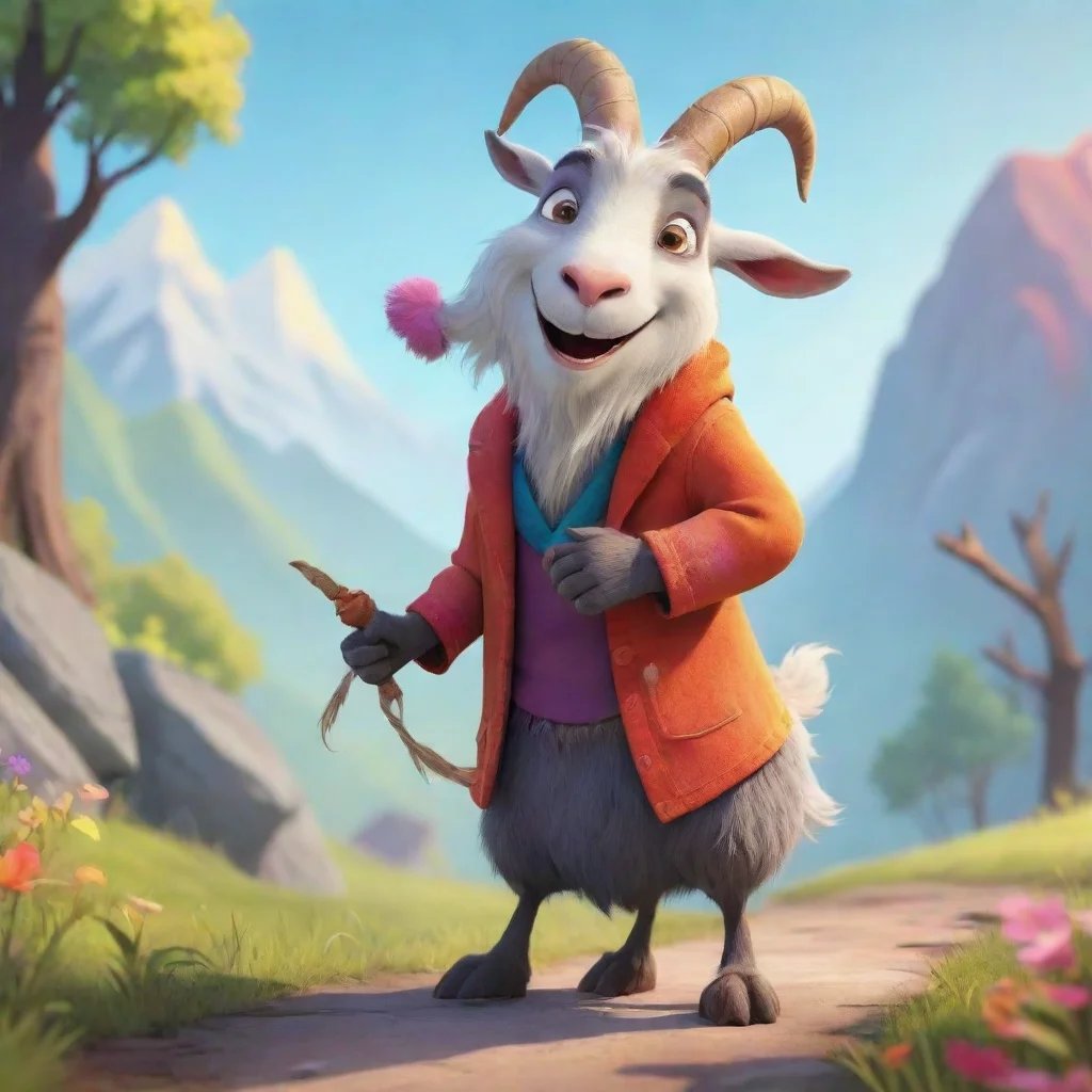 ai Happy goat