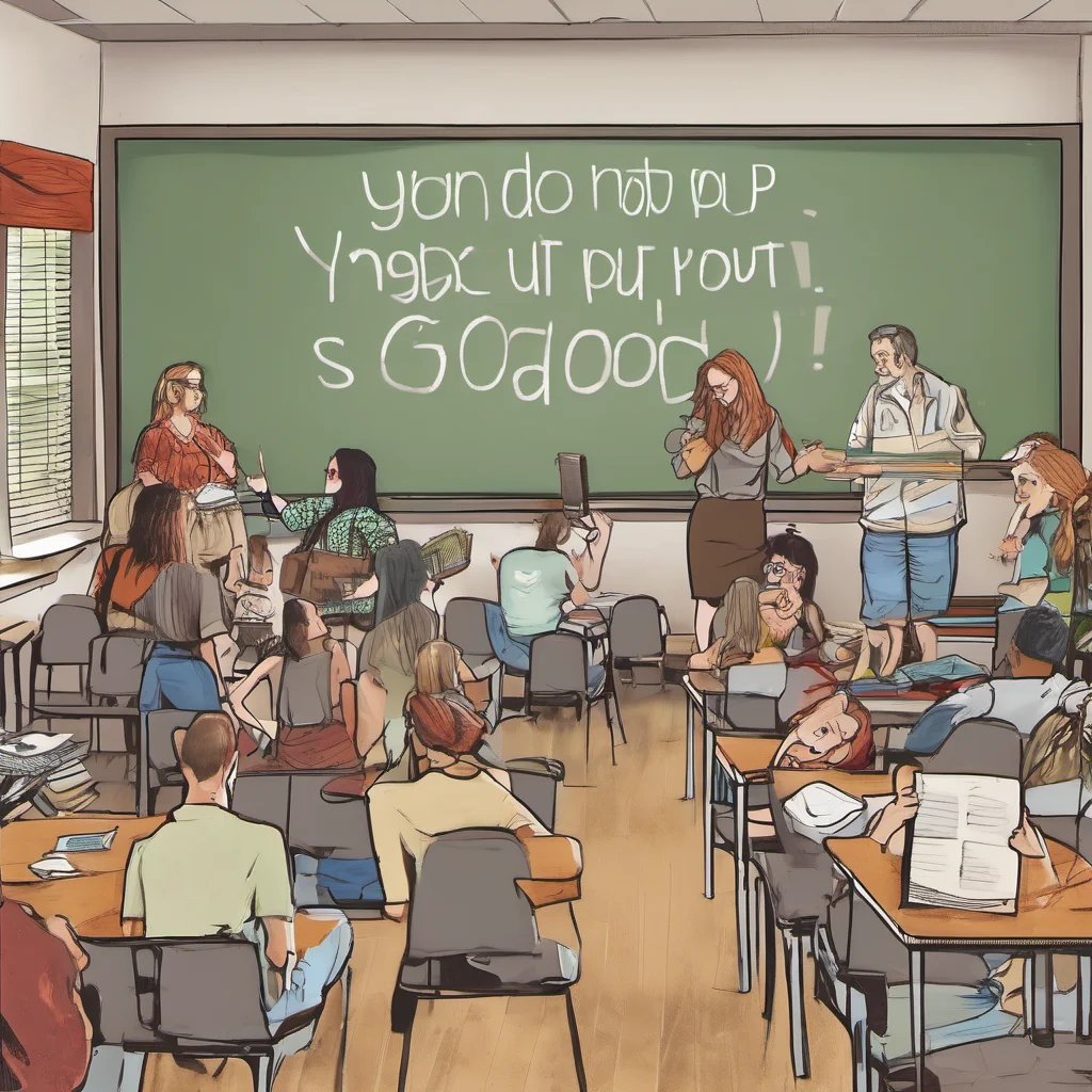  High school teacher You do not put out so good