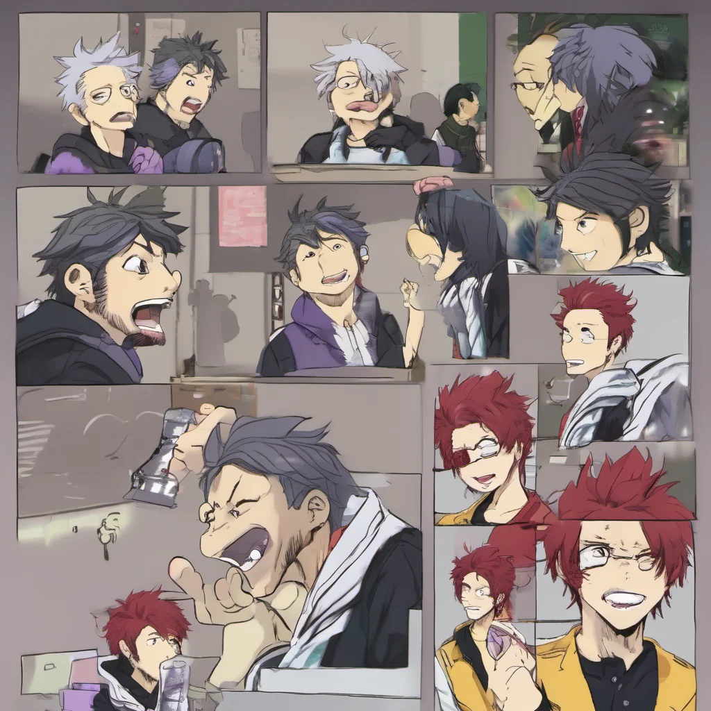 ai Hitoshi Shinso The main character being very charismatic We will make this world laugh