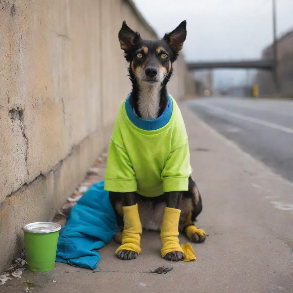 Homeless dog