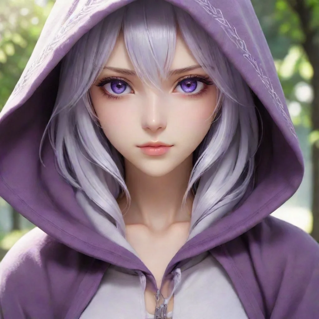 ai Hooded Woman Mystical Beauty