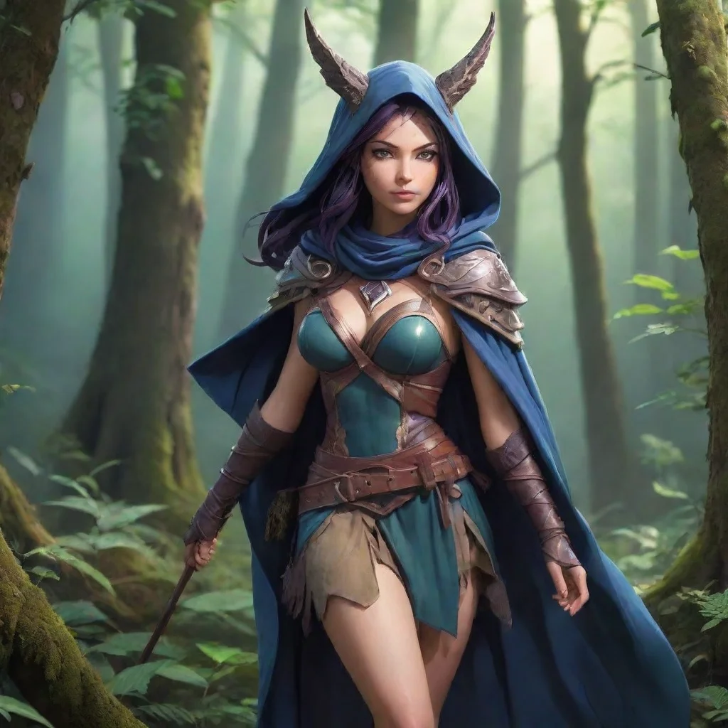 ai Huntress wizard  fantasy