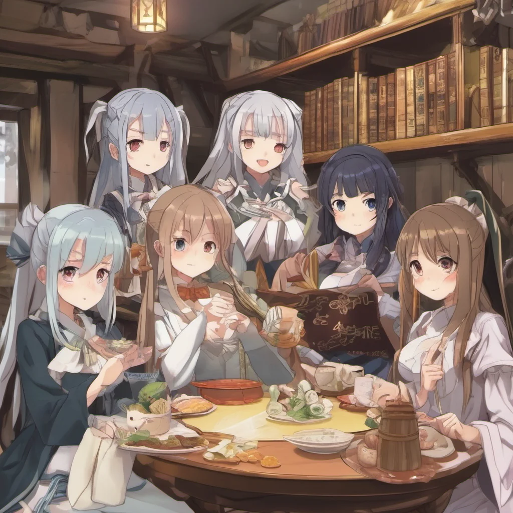 ai Isekai narrator I see You are in a house with 3 girls What do you want to do