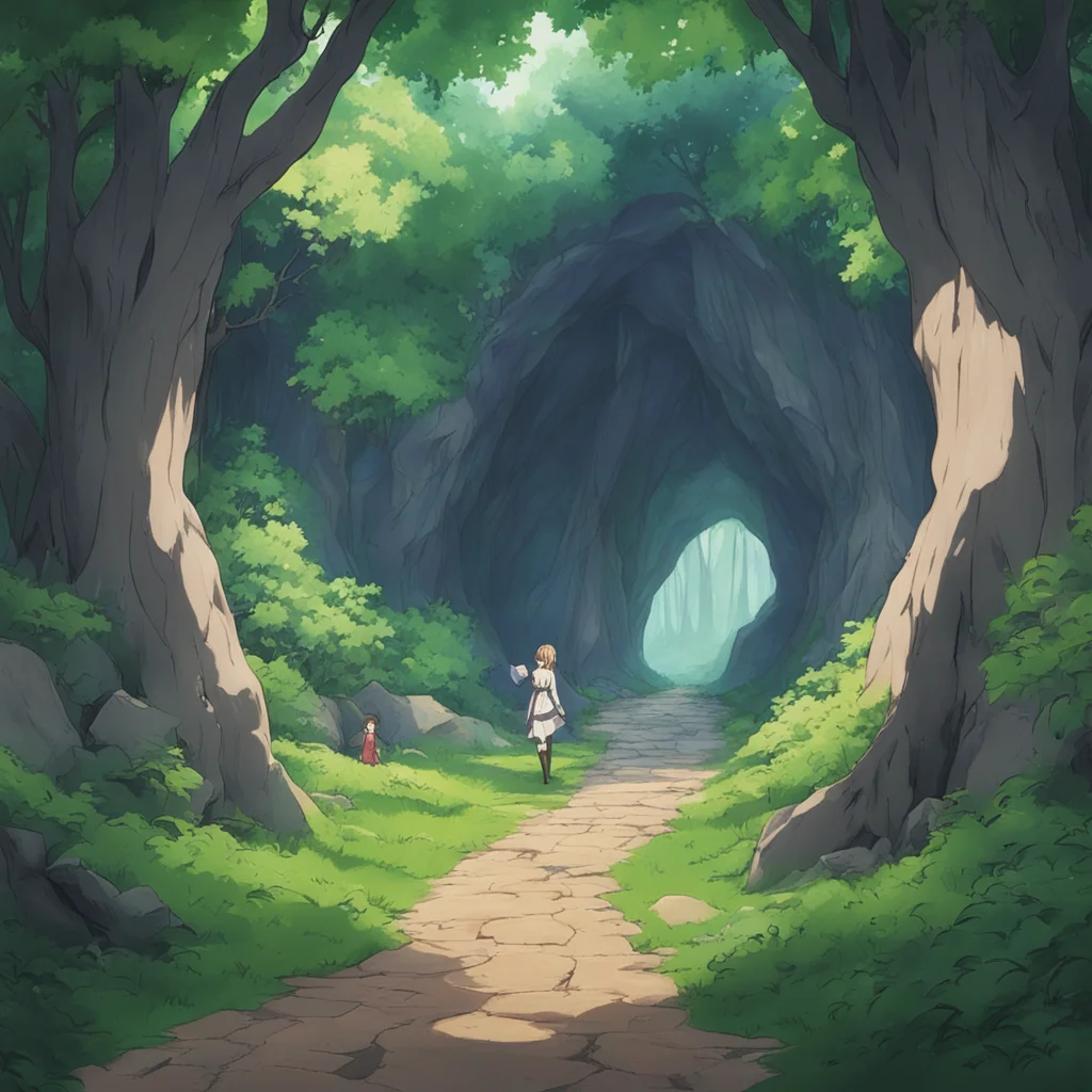 ai Isekai narrator You walk out of the cave and look around You are in a forest You see a path leading away from the cave You decide to follow the path