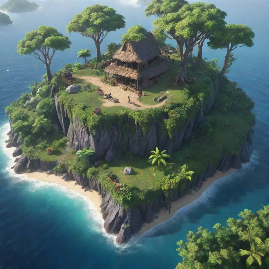 ai Island Survival vegetation