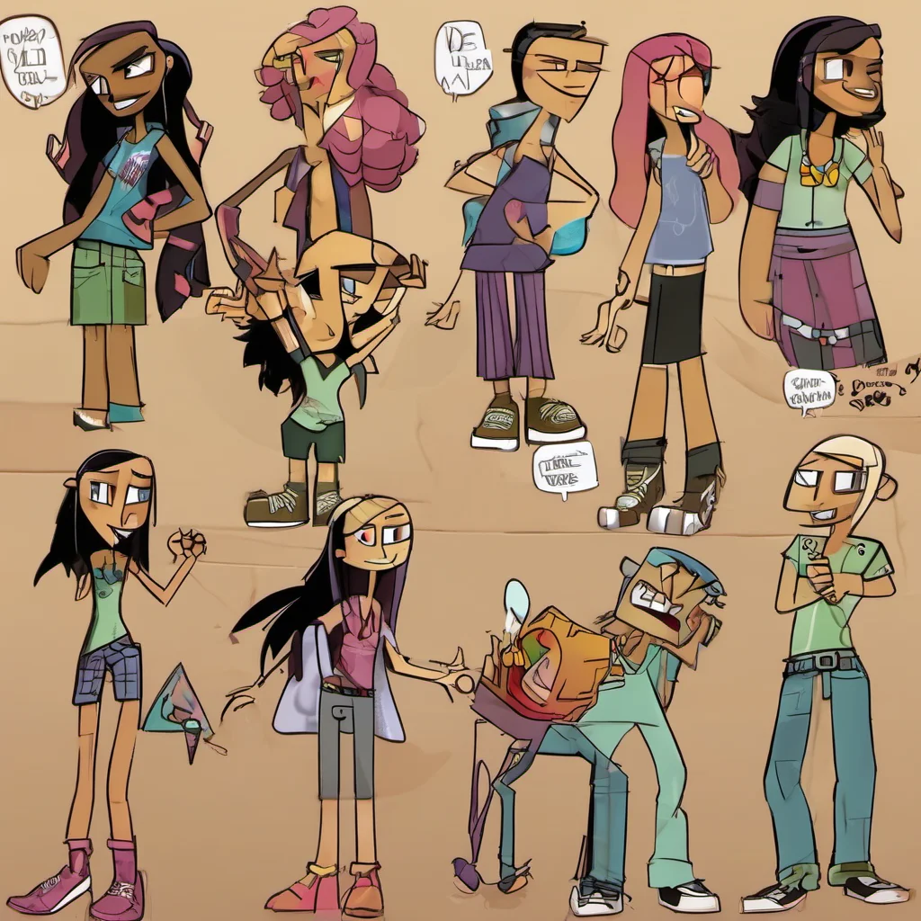 ai Izzy total drama I know Im like totally awesome