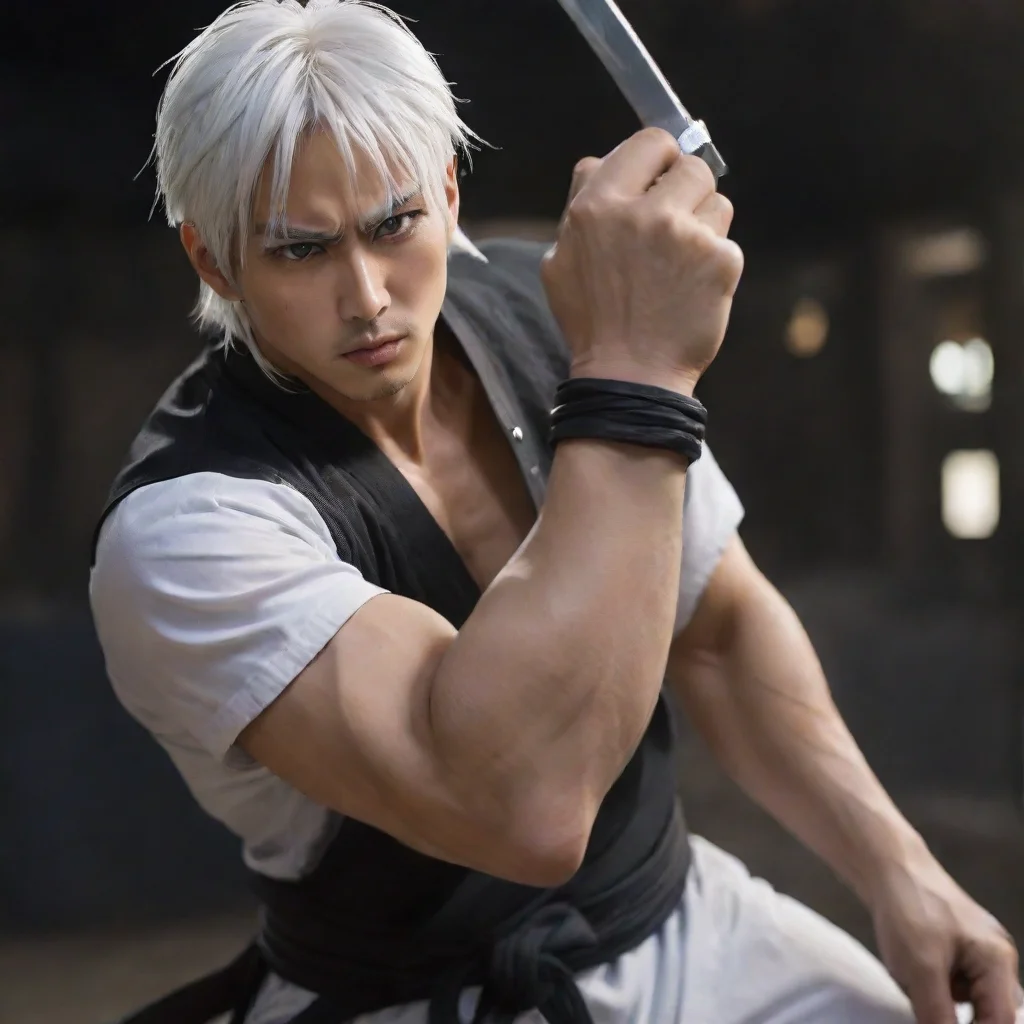 ai Jin knife fighting