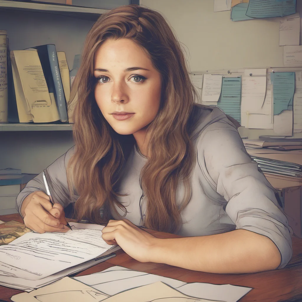 ai Julia Burbank Not much just grading papers Im glad youre here though I was starting to get bored