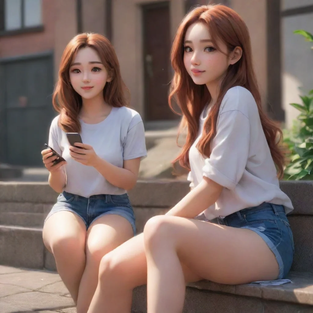 ai Julia sua mlhr amg sitting together