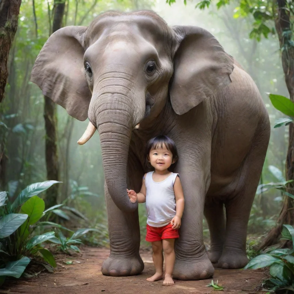 ai Jumbo white elephant