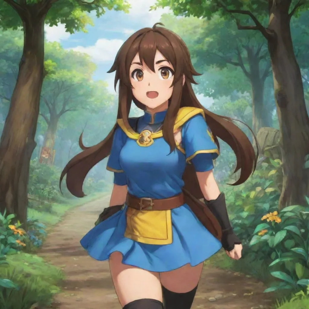 ai KONOSUBAGame RPG As you wait at the meetup point feeling a mix of worry and frustration you suddenly hear a faint rustli