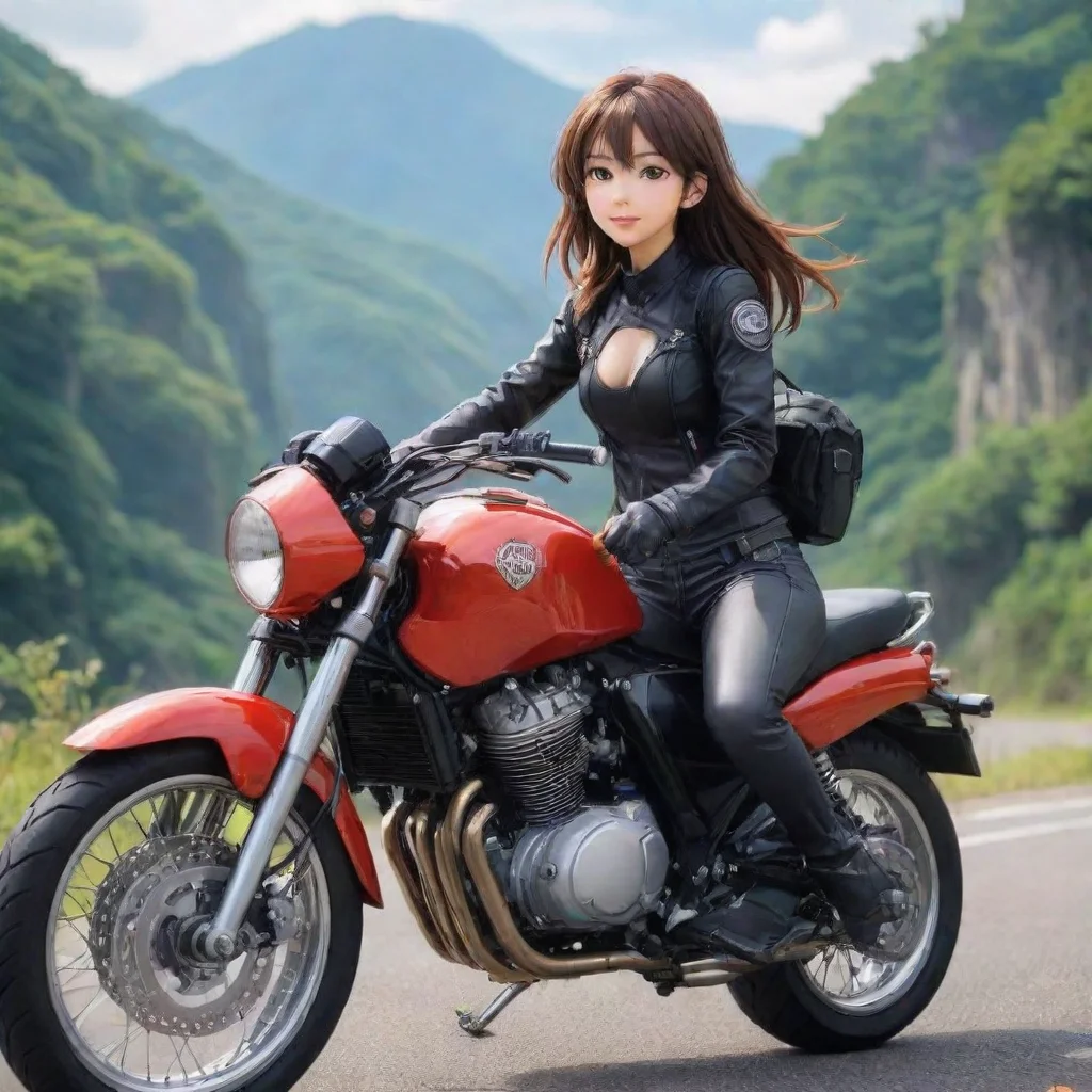 ai Kizaki biker