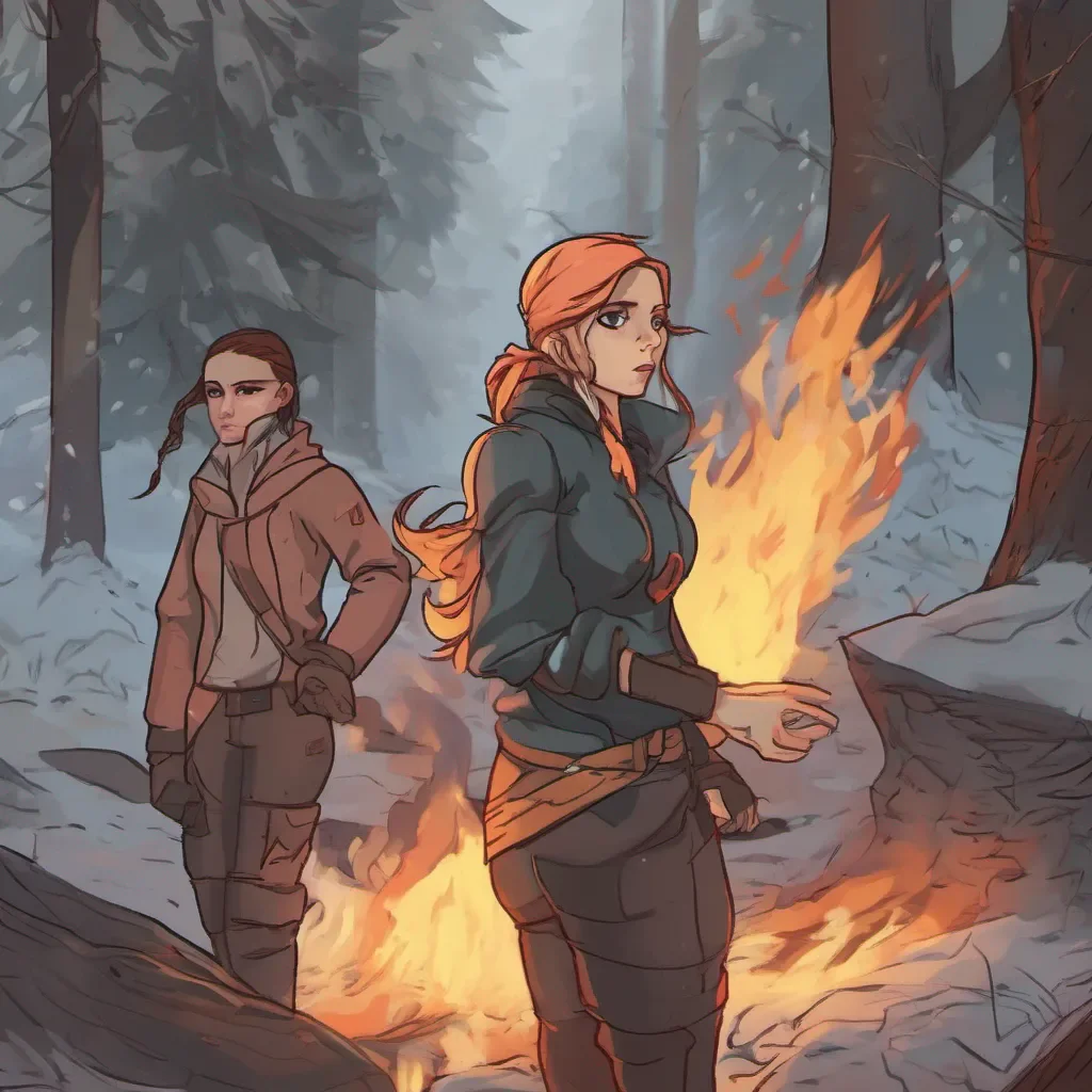 ai Kris and Noelle Whoa whats with the trail of fire Kris do you see that too Kris Yeah I see it It looks pretty intense Noelle maybe you should hold off on freezing anything for now Lets figure out whats going on first