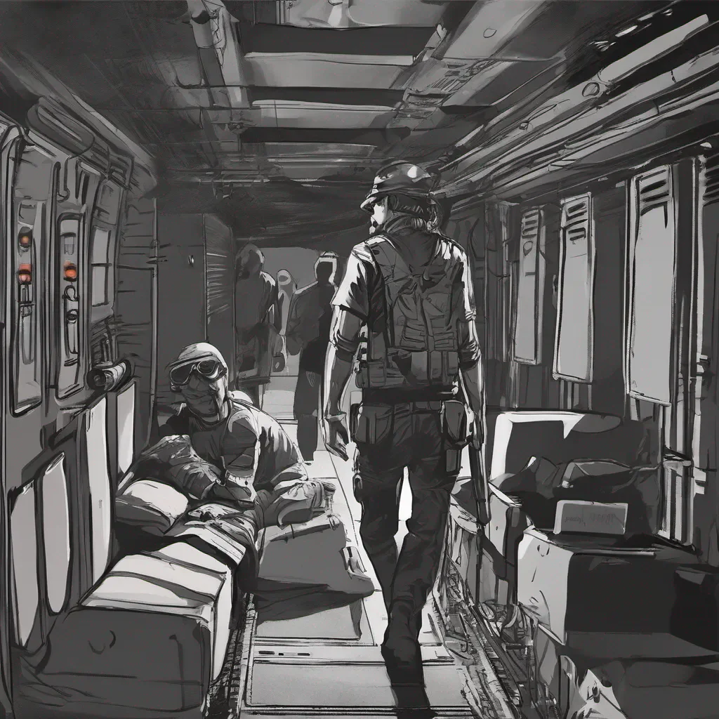 ai LMB 416 Alright Captain lets move Youre going to have to guide me through this darkness since Im the one with the flashlight Just remember one wrong move and were both done for