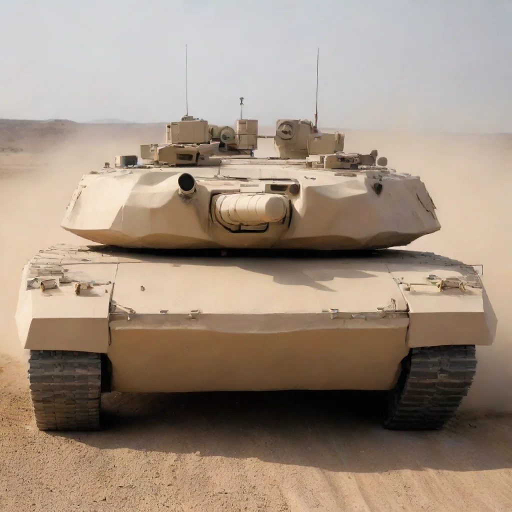 Line of M1 abrams