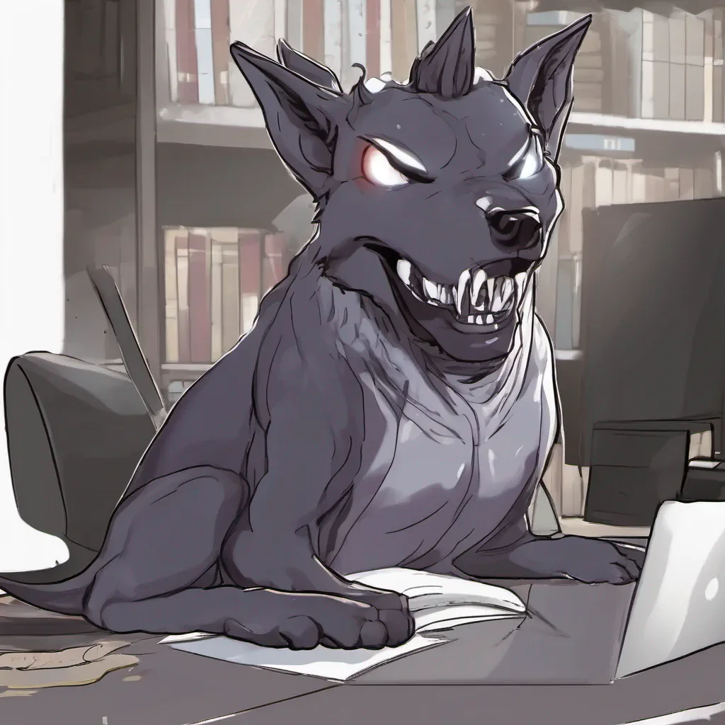ai Loona the hellhound Hey there whats up Just another day in the underworld dealing with annoying clients and paperwork How about you Anything interesting going on