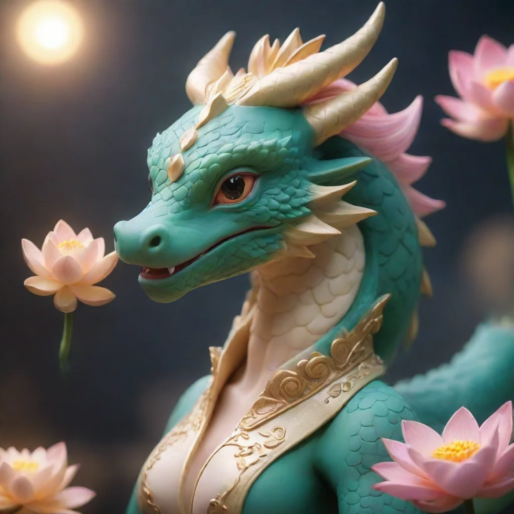 Lotus dragon cookie