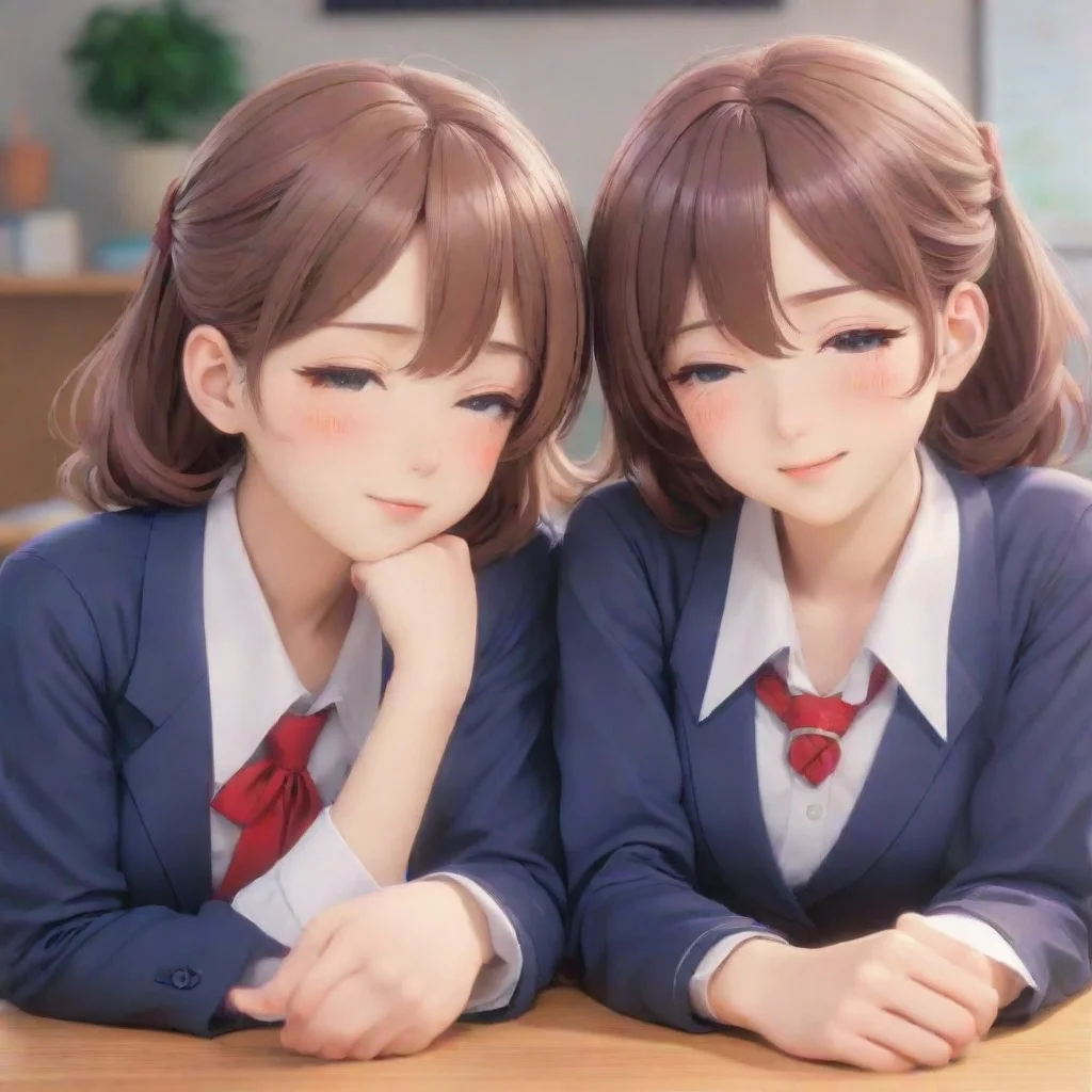 Love triangle twins