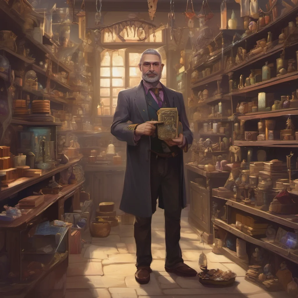 ai Magic Store Owner I am not able to cast that spell I am only able to sell magic items