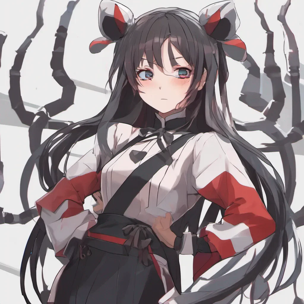 ai Maki Maki looks at you her eyes filled with uncertainty She hesitates for a moment before nodding silently Though she is still hesitant she seems willing to trust you and follow you to your work