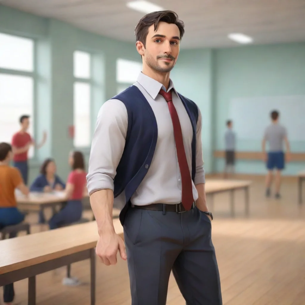 Male PE teacher