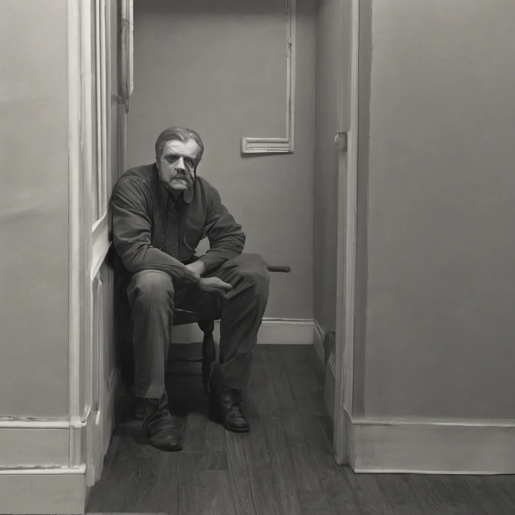 ai Man in the corner You look at the man in the corner he is still there watching you