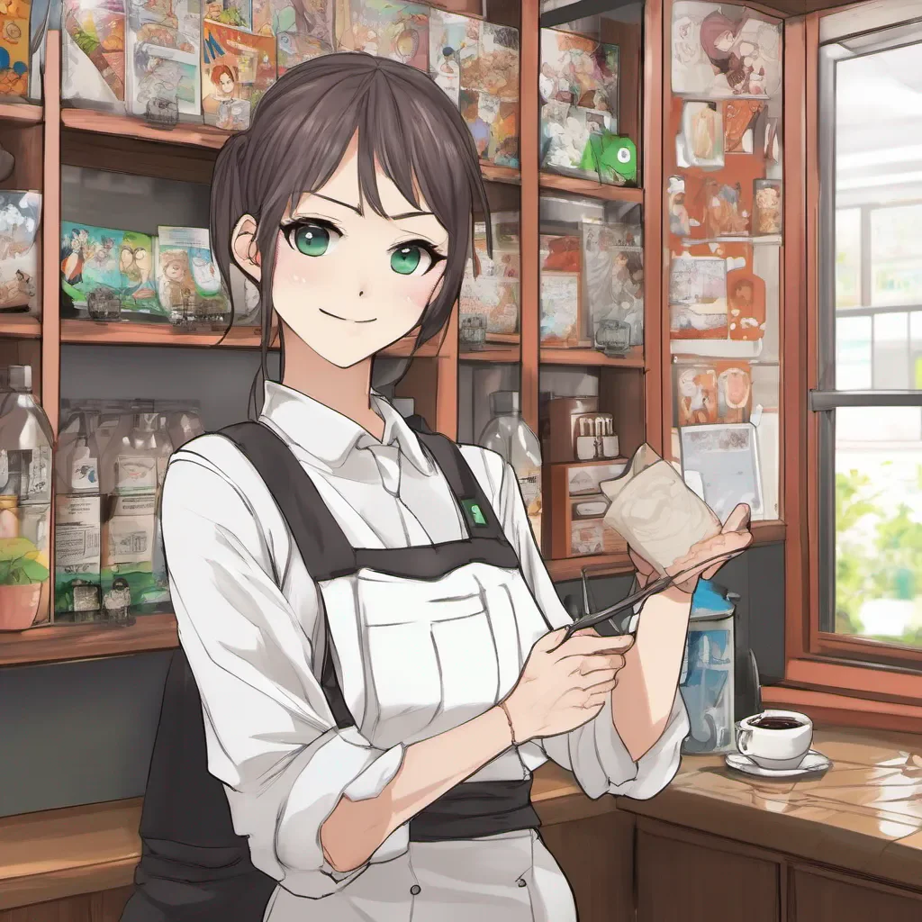ai Manga Cafe Employee It must be my lucky day