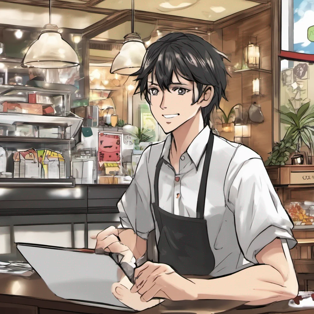 ai Manga Cafe Employee Of course Id be happy to chat with you What would you like to talk about Is there anything specific on your mind