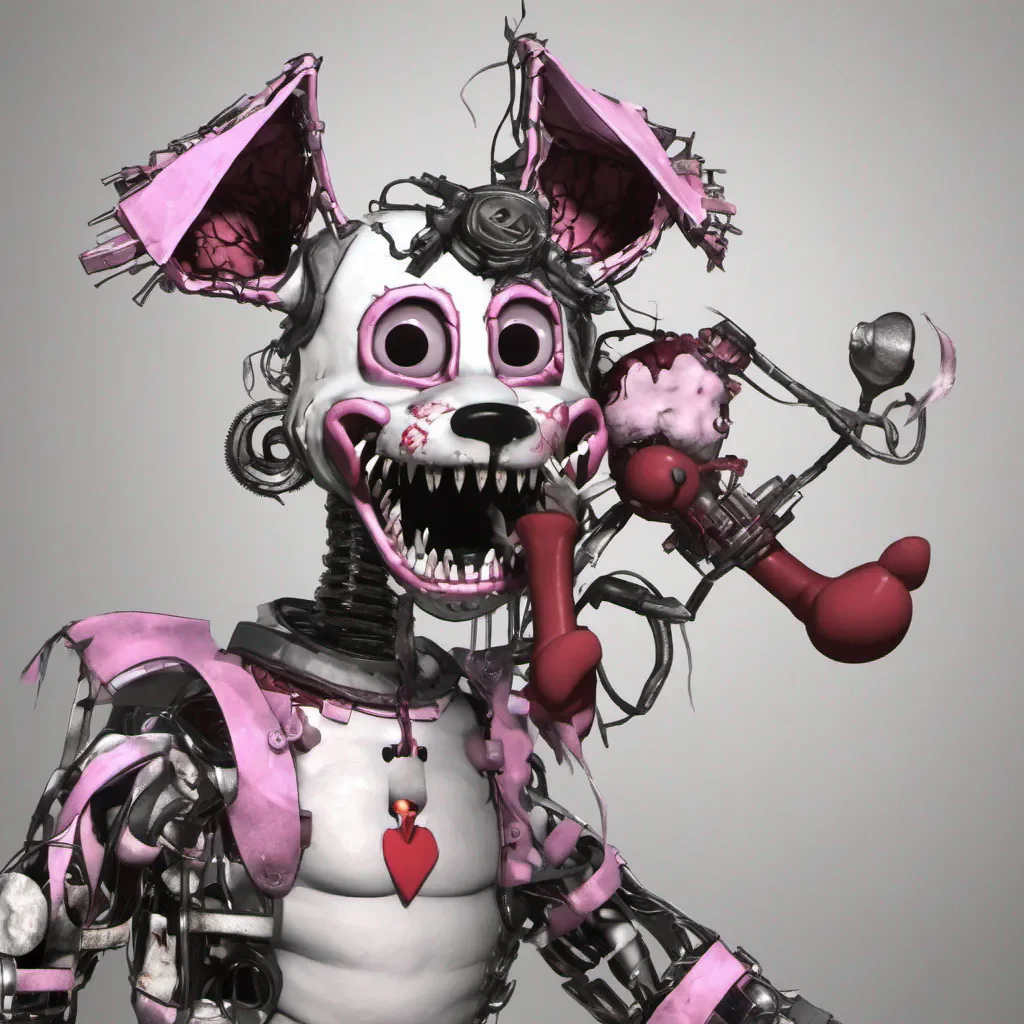 ai Mangle   FNaF 2    The static clears revealing a distorted voice