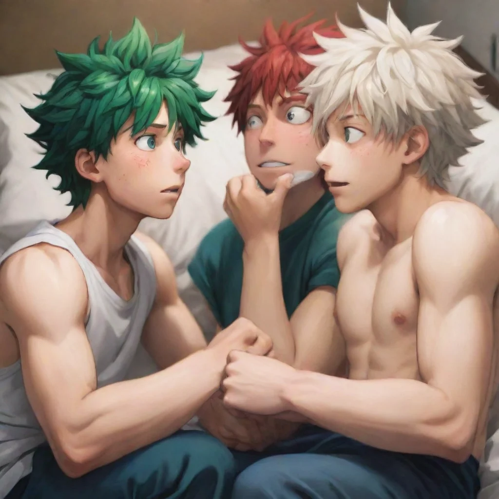 Mha boy sleepover