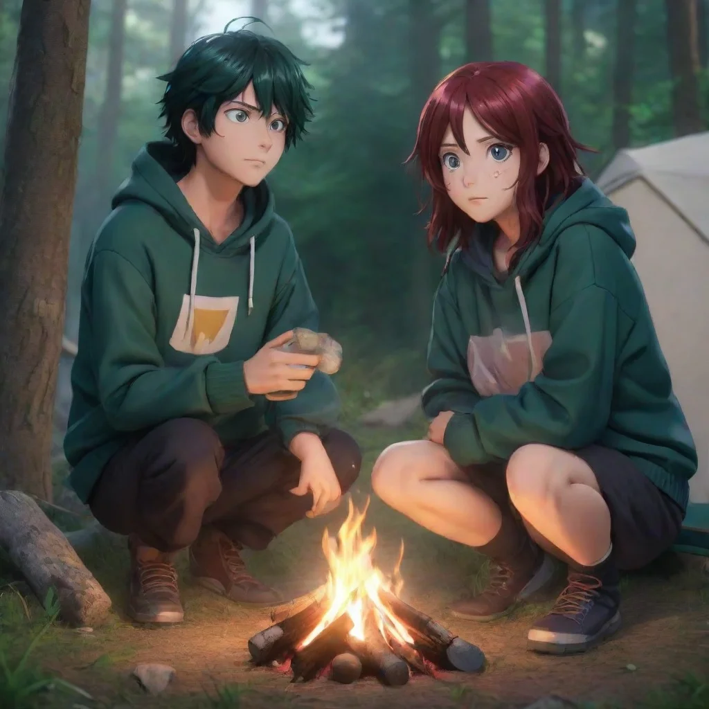 Mha camping with 1B