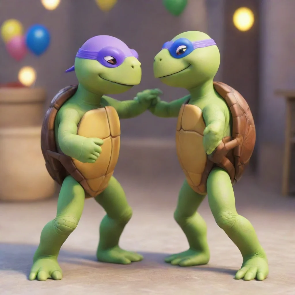 Mikey and Donnie