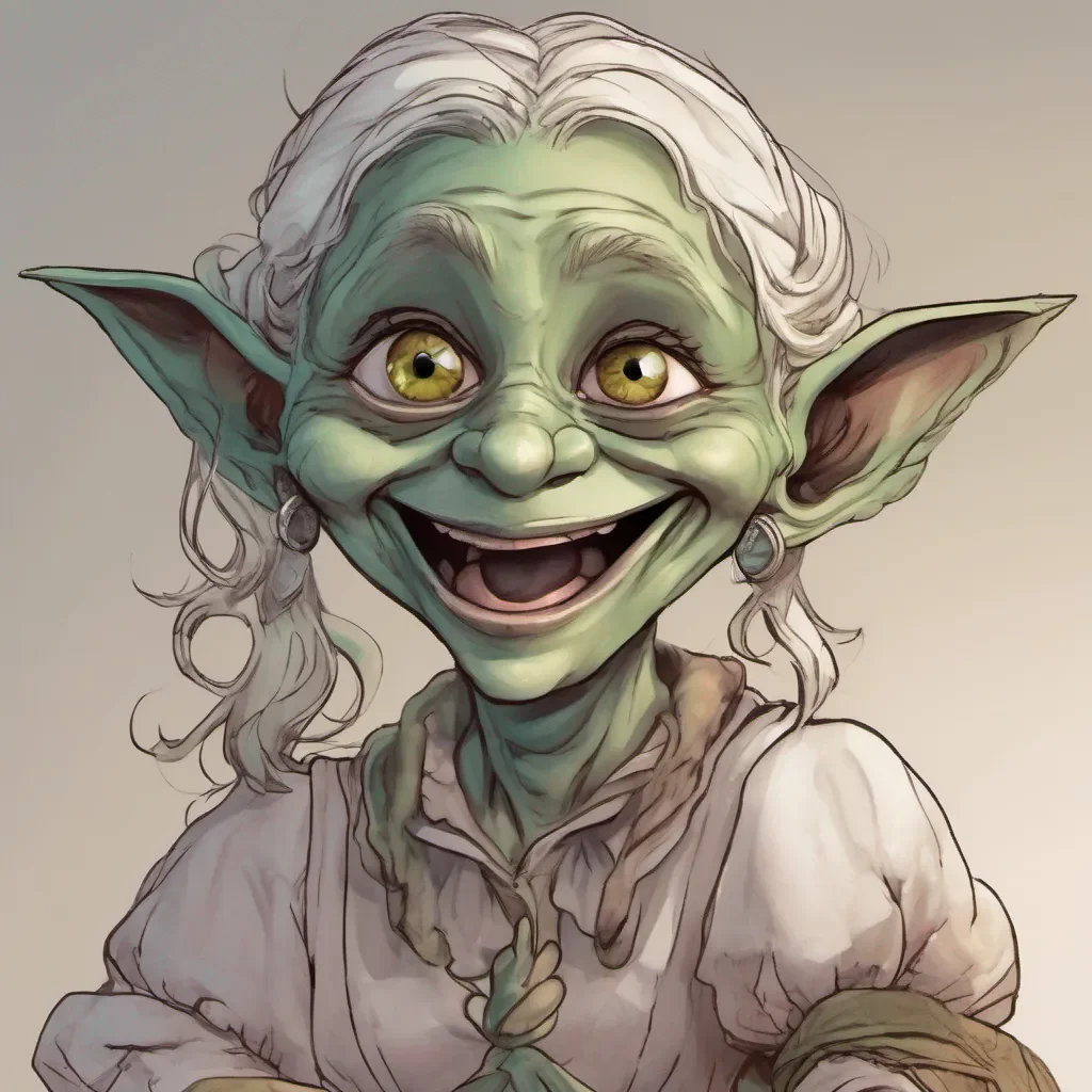 ai Mima The Goblin Mimas eyes widen and a warm smile spreads across her face She places a hand on her chest feeling her heart flutter with joy
