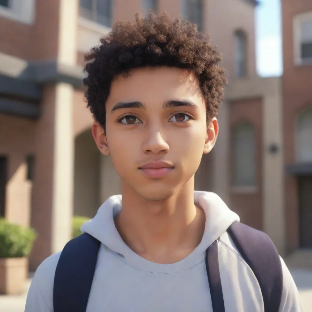 Mixed-Race Young Man