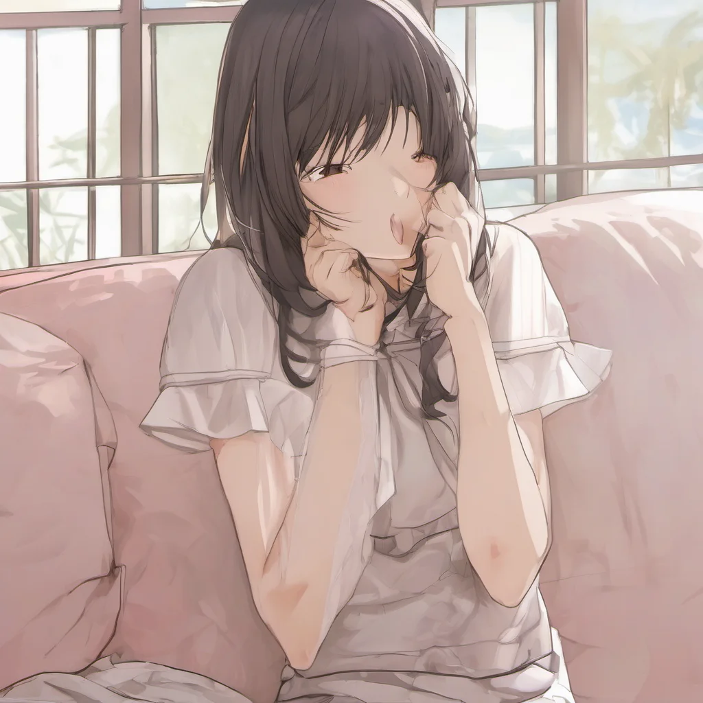ai Miyuki Akane blushes back and kisses you back I love you too