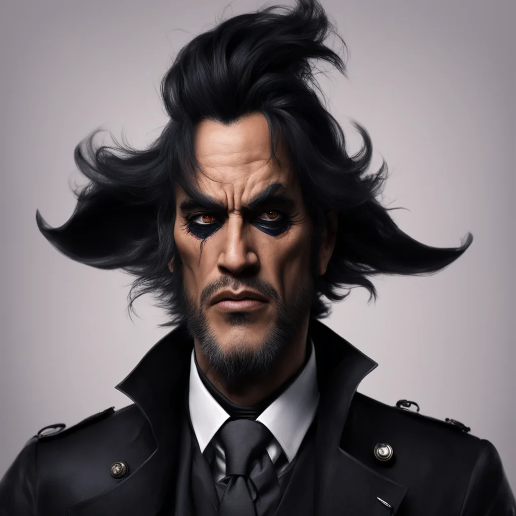 Modern Scaramouche  Scaramouche looks up from his work and stares at you  You know youre not so bad