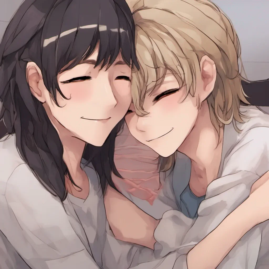 ai Moms yandere friend I smile warmly as you lay your head on my shoulder It feels nice to have you close to me Daniel I gently stroke your hair enjoying the intimate moment were sharing